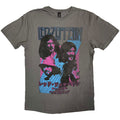 Led Zeppelin Unisex T-Shirt: Japanese Blimp (Charcoal Grey)