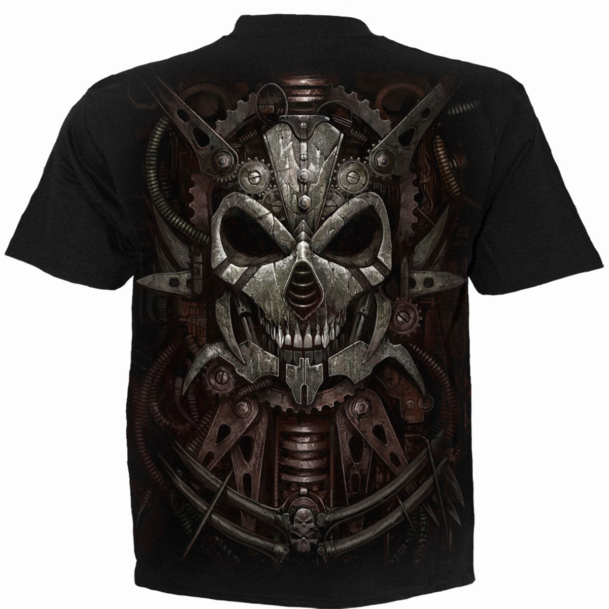 Spiral Unisex T-Shirt: Diesel Punk (Black) (Back Print)