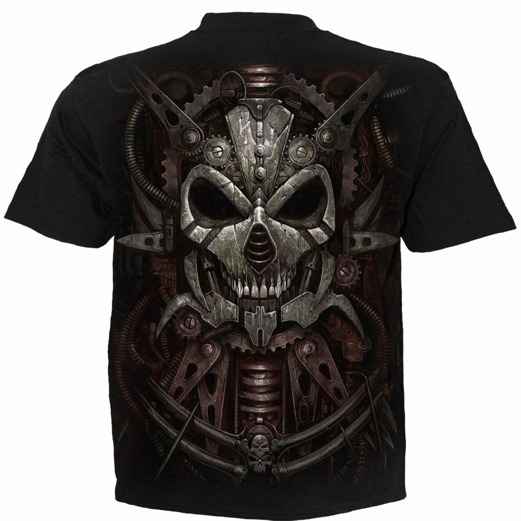 Spiral Unisex T-Shirt: Diesel Punk (Black) (Back Print)