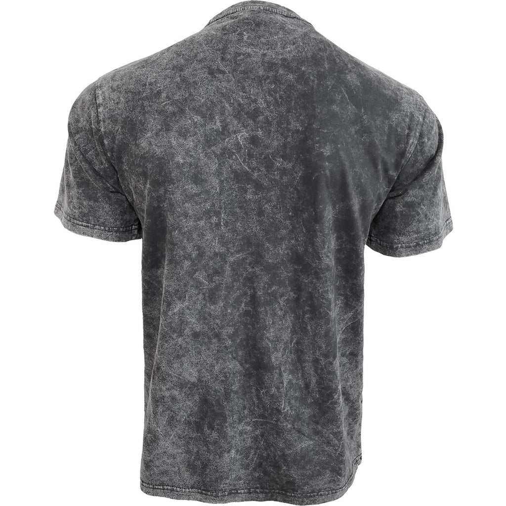 Spiral Unisex Acid Wash T-Shirt: Diesel Punk (Black & Grey)