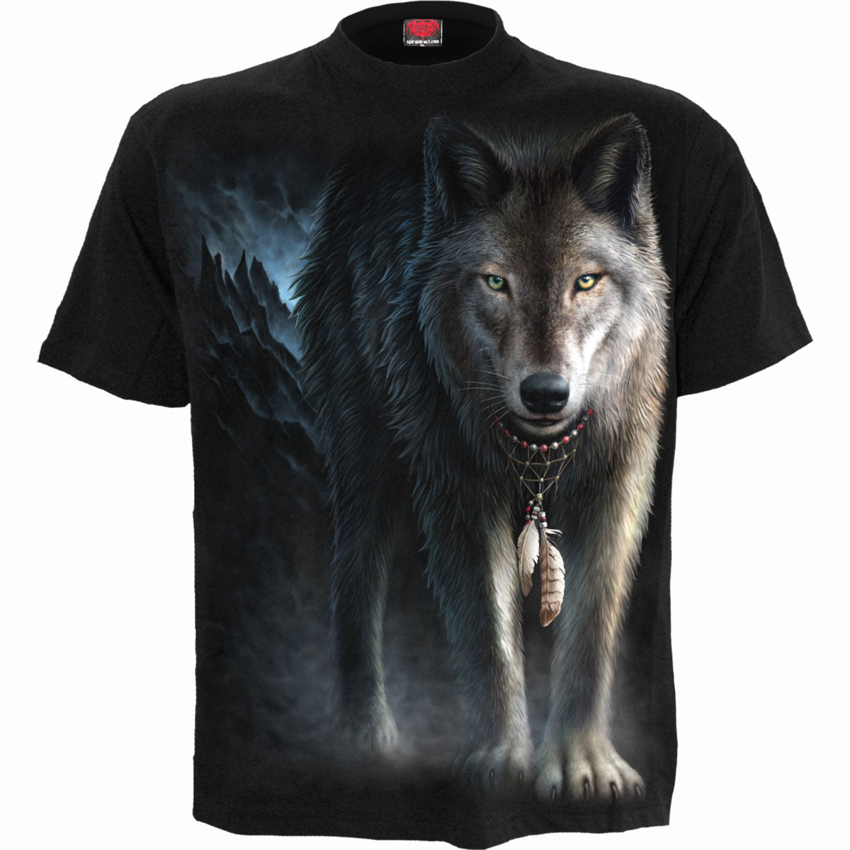 Spiral Unisex T-Shirt: From Darkness (Black) (Back Print)