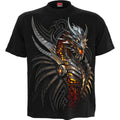 Spiral Unisex T-Shirt: Razor Back (Black) (Back Print)