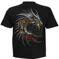 Spiral Unisex T-Shirt: Razor Back (Black) (Back Print)