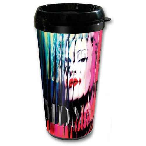 Madonna Travel Mug: MDNA Plastic Style