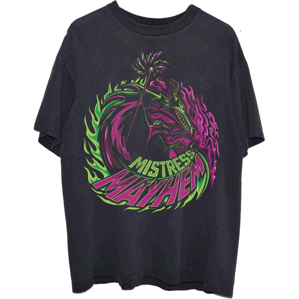 Disney Unisex T-Shirt: Maleficent Sleeping Beauty Mistress of Mayhem (Black)