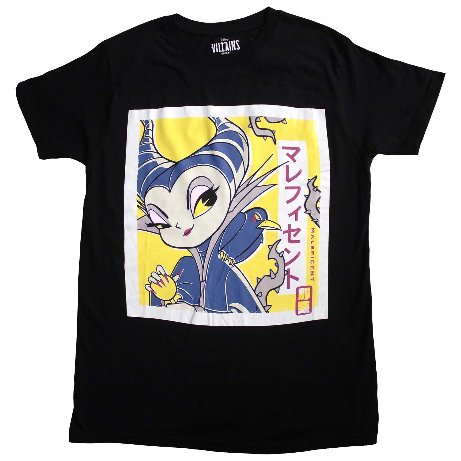 Disney Unisex T-Shirt: Maleficent Sleeping Beauty Japanese (Black)