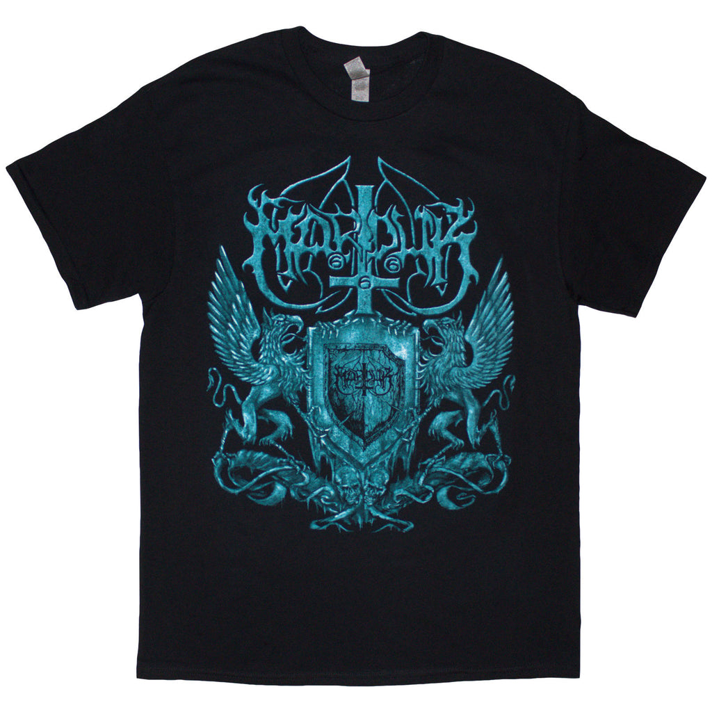 Marduk Unisex T-Shirt: Black Metal Assault (Black) (Back Print)