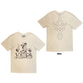 Melanie Martinez Unisex T-Shirt: Hades Jumping (Natural) (Back Print)