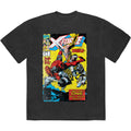 Marvel Comics Unisex Stone Wash T-Shirt: X-Force Cable & Deadpool (Black)
