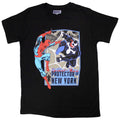 Marvel Comics Unisex T-Shirt: Protector Of New York (Black)