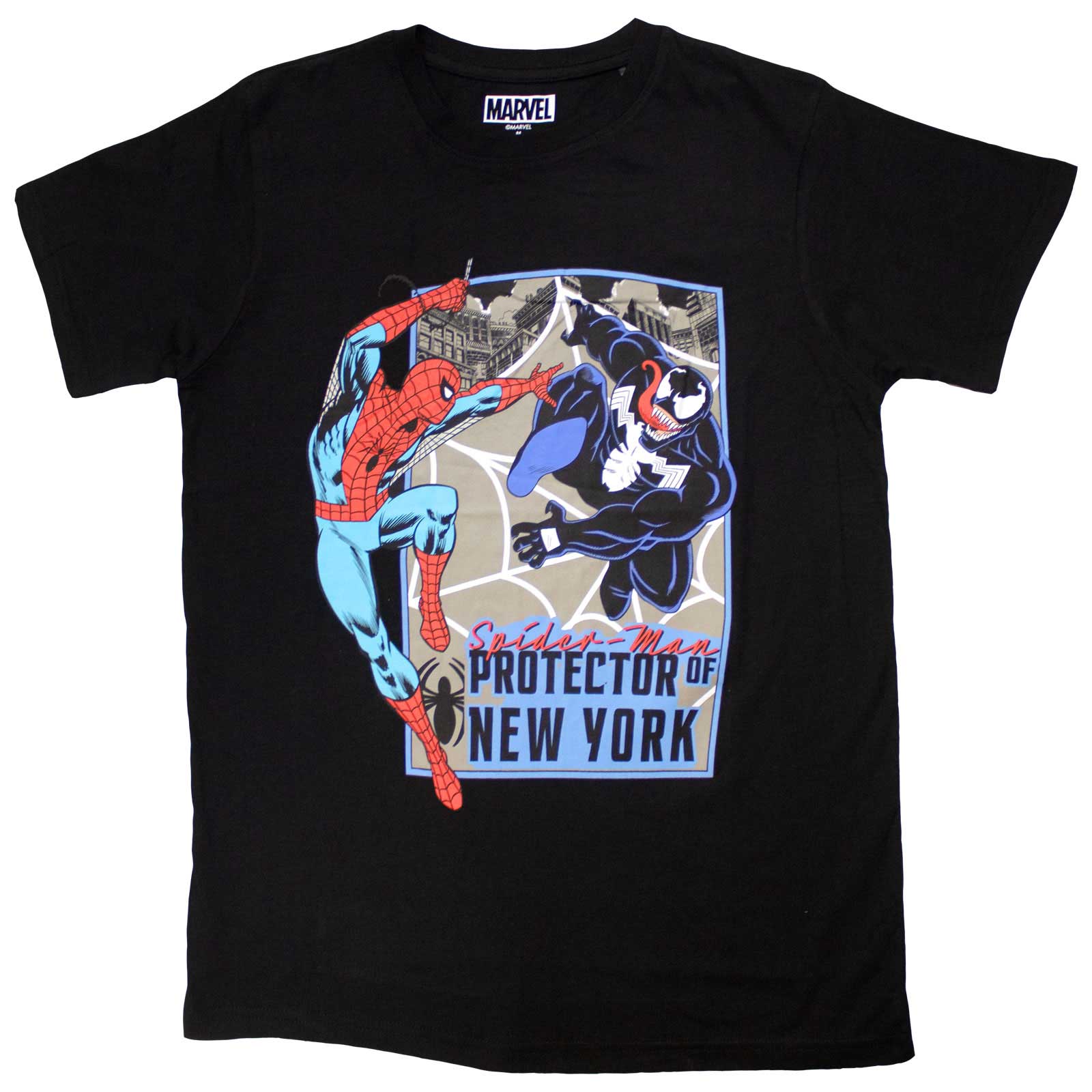 Marvel Comics Unisex T-Shirt: Protector Of New York (Black)