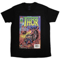 Marvel Comics Unisex T-Shirt: Thor Living Legend Comic Cover (Black)