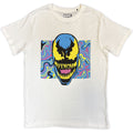 Marvel Comics Unisex T-Shirt: Venom Psych Head (White)