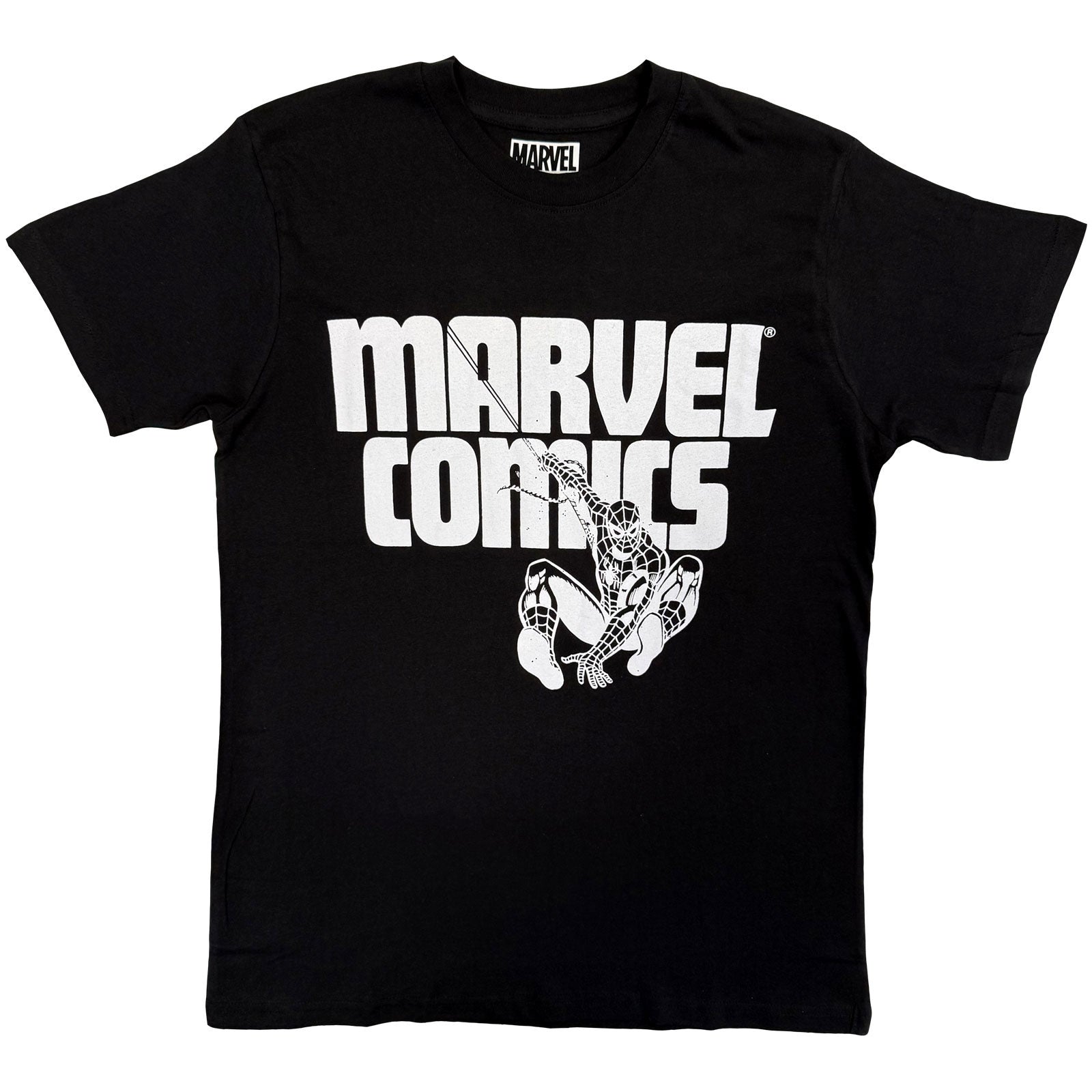 Marvel Comics Unisex T-Shirt: Spider-Man Marvel Comics (Black)