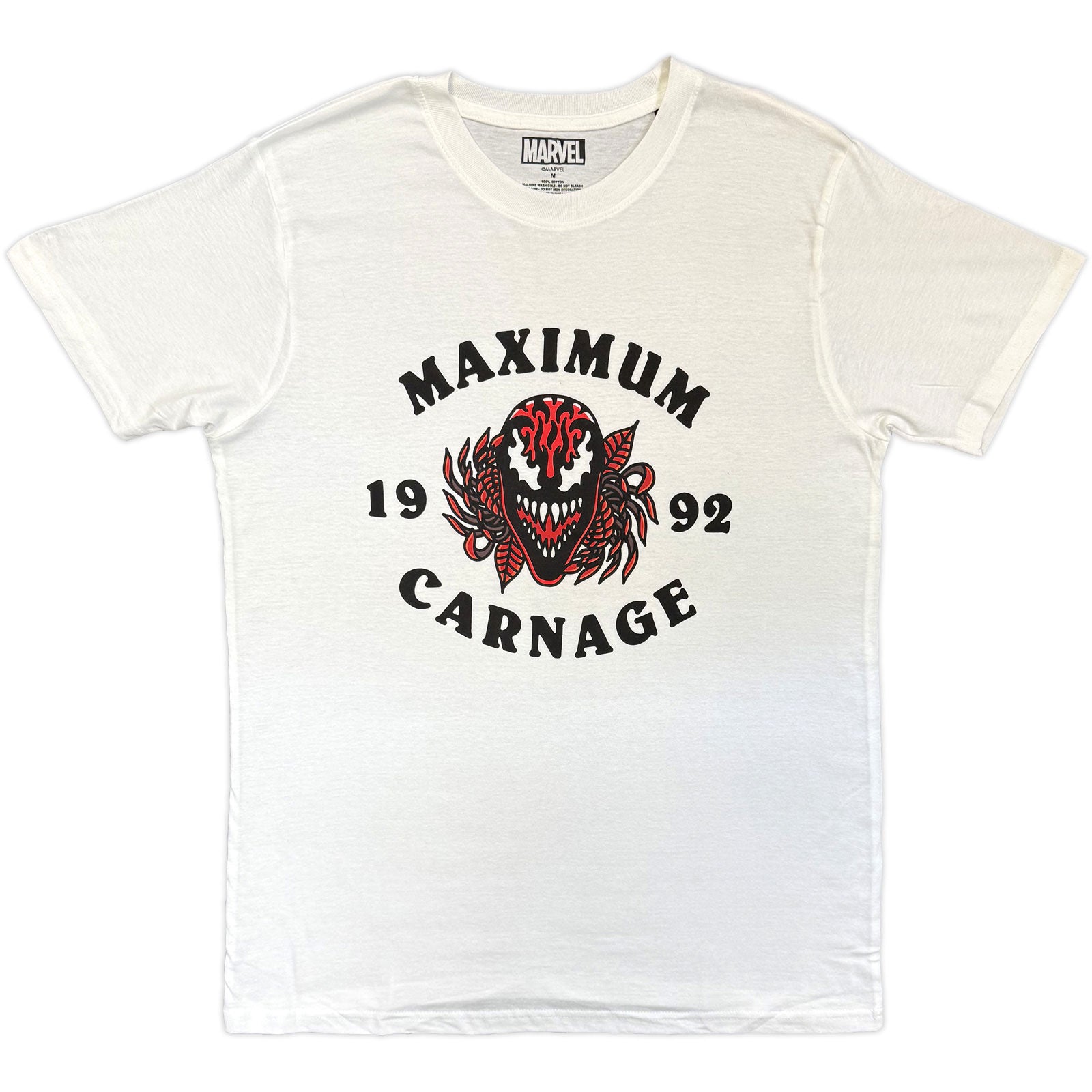 Marvel Comics Unisex T-Shirt: Maximum Carnage (White)