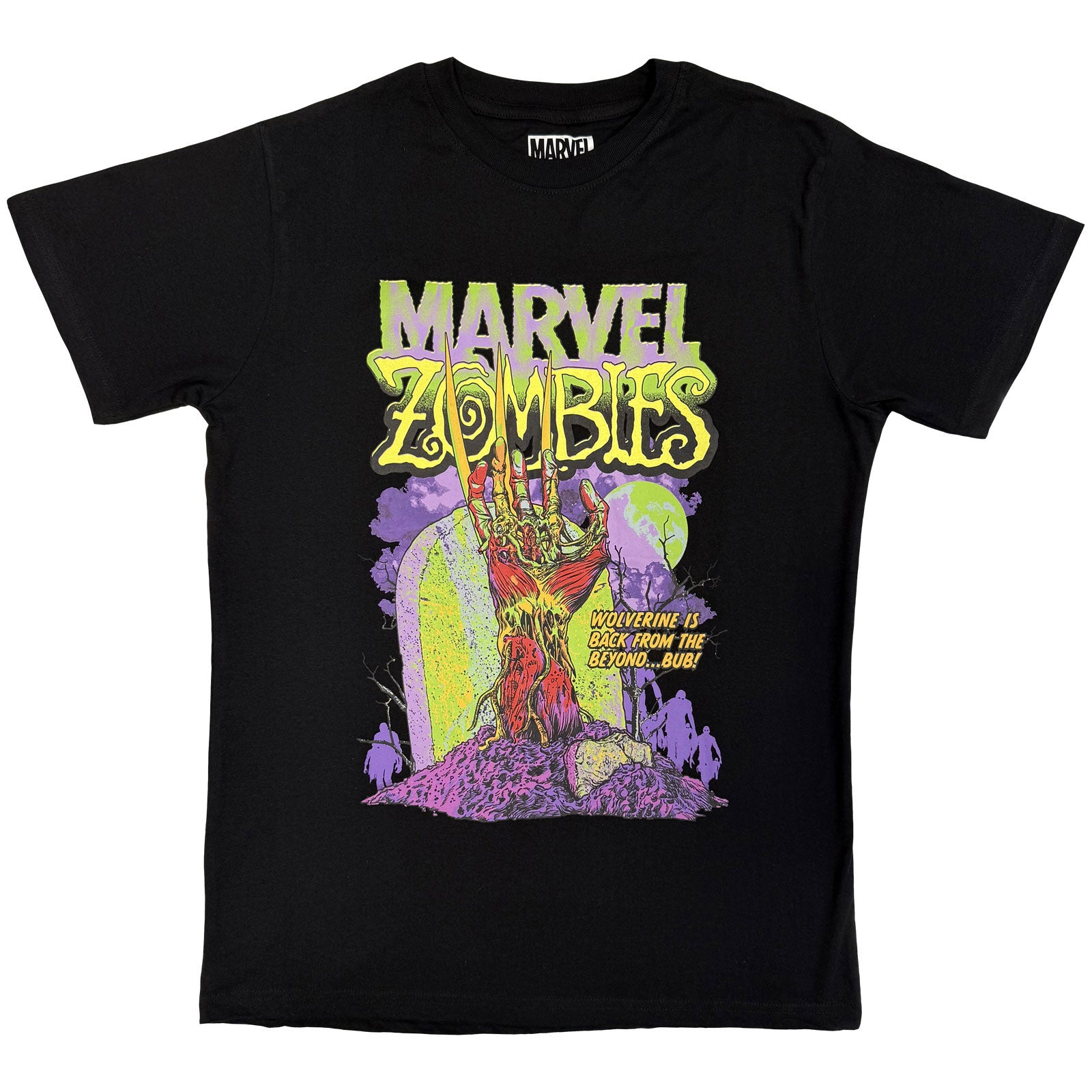 Marvel Comics Unisex T-Shirt: Zombies Hand (Black)