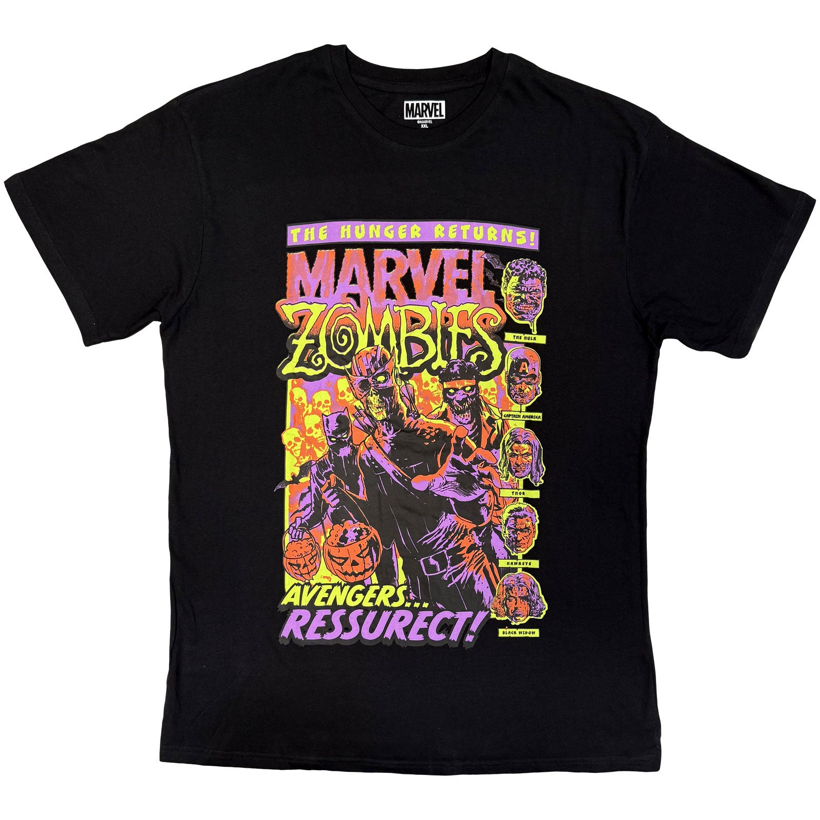Marvel Comics Unisex T-Shirt: Avengers Resurrect (Black)
