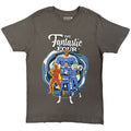 Marvel Comics Unisex T-Shirt: Fantastic Four Portrait (Charcoal Grey)