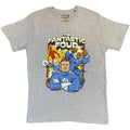 Marvel Comics Unisex T-Shirt: Fantastic Four Montage (Grey)