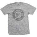 Marvel Comics Unisex T-Shirt: Captain Marvel Grey Circle (Grey)