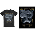 Mastodon Unisex T-Shirt: Hushed Snake (Black)