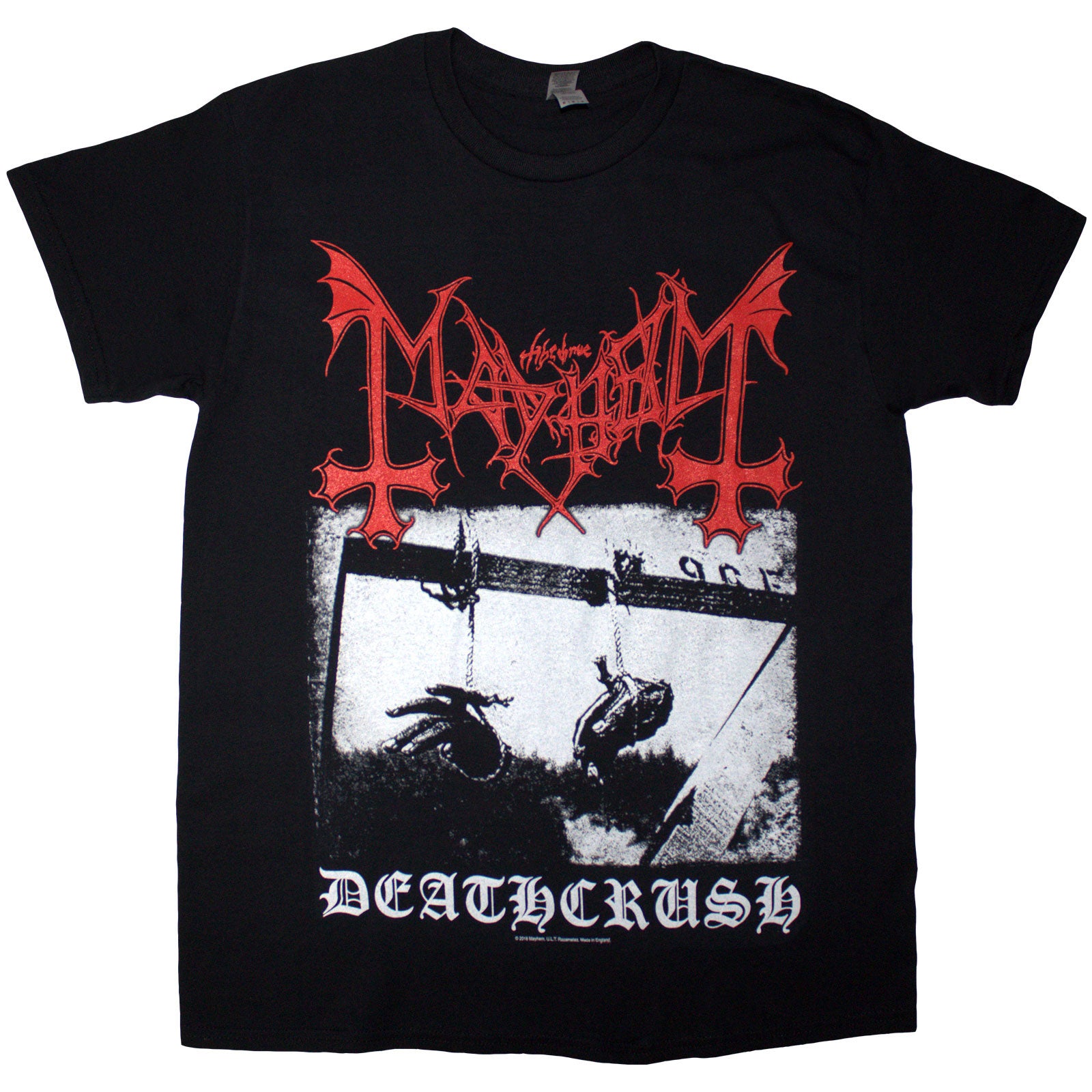Mayhem Unisex T-Shirt: Deathcrush (Black)