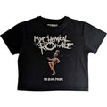 My Chemical Romance Ladies Crop Top: The Black Parade (Black)