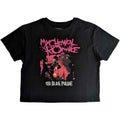 My Chemical Romance Ladies Crop Top: March (Black)