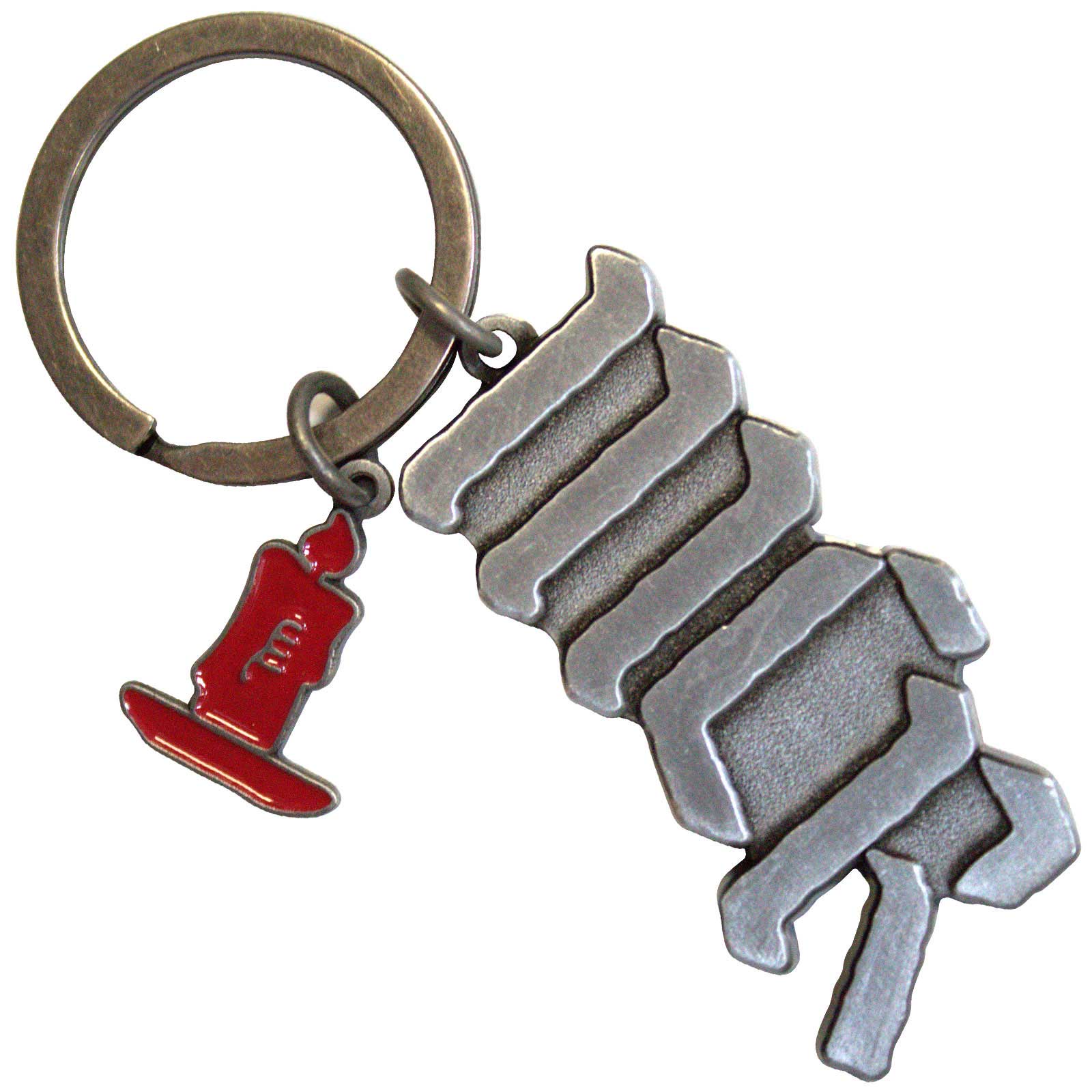 My Chemical Romance Keychain: MCR Logo Candle Charm