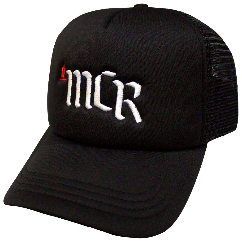 My Chemical Romance Unisex Mesh Back Cap: MCR Logo (Black)