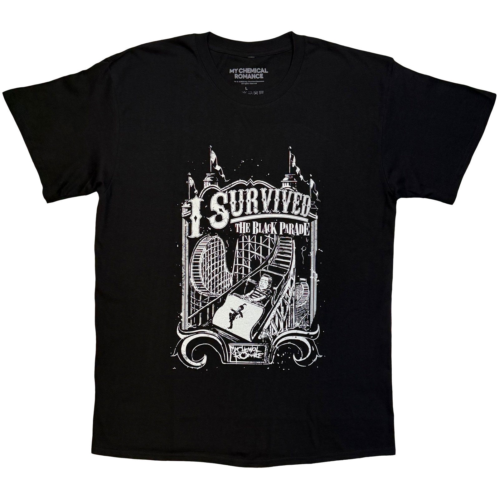 My Chemical Romance Unisex T-Shirt: I Survived (Black)