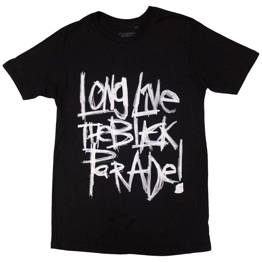 My Chemical Romance Unisex T-Shirt: Long Live The Black Parade (Black) (Back Print)