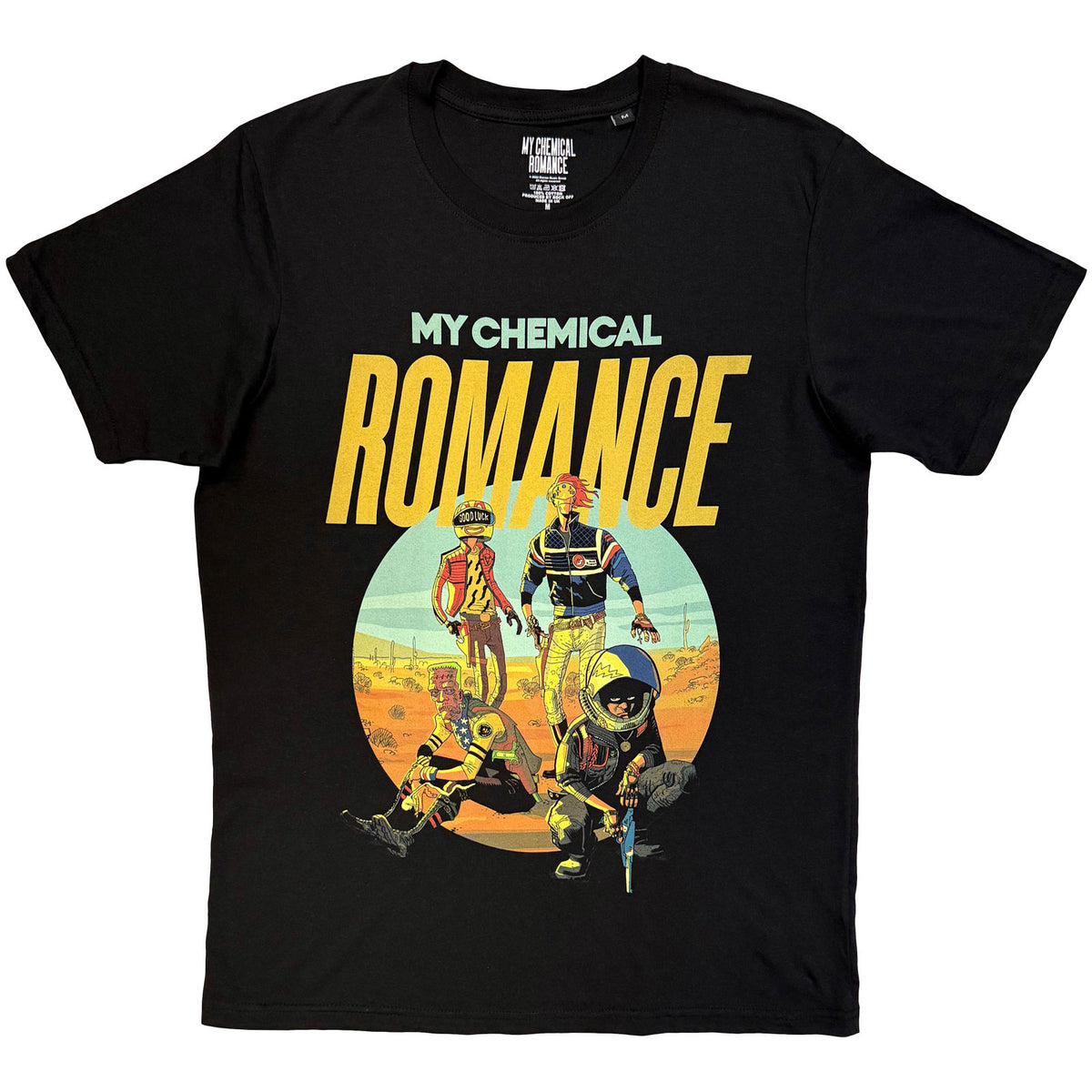 My Chemical Romance Unisex T-Shirt: Desert Bikers (Black)
