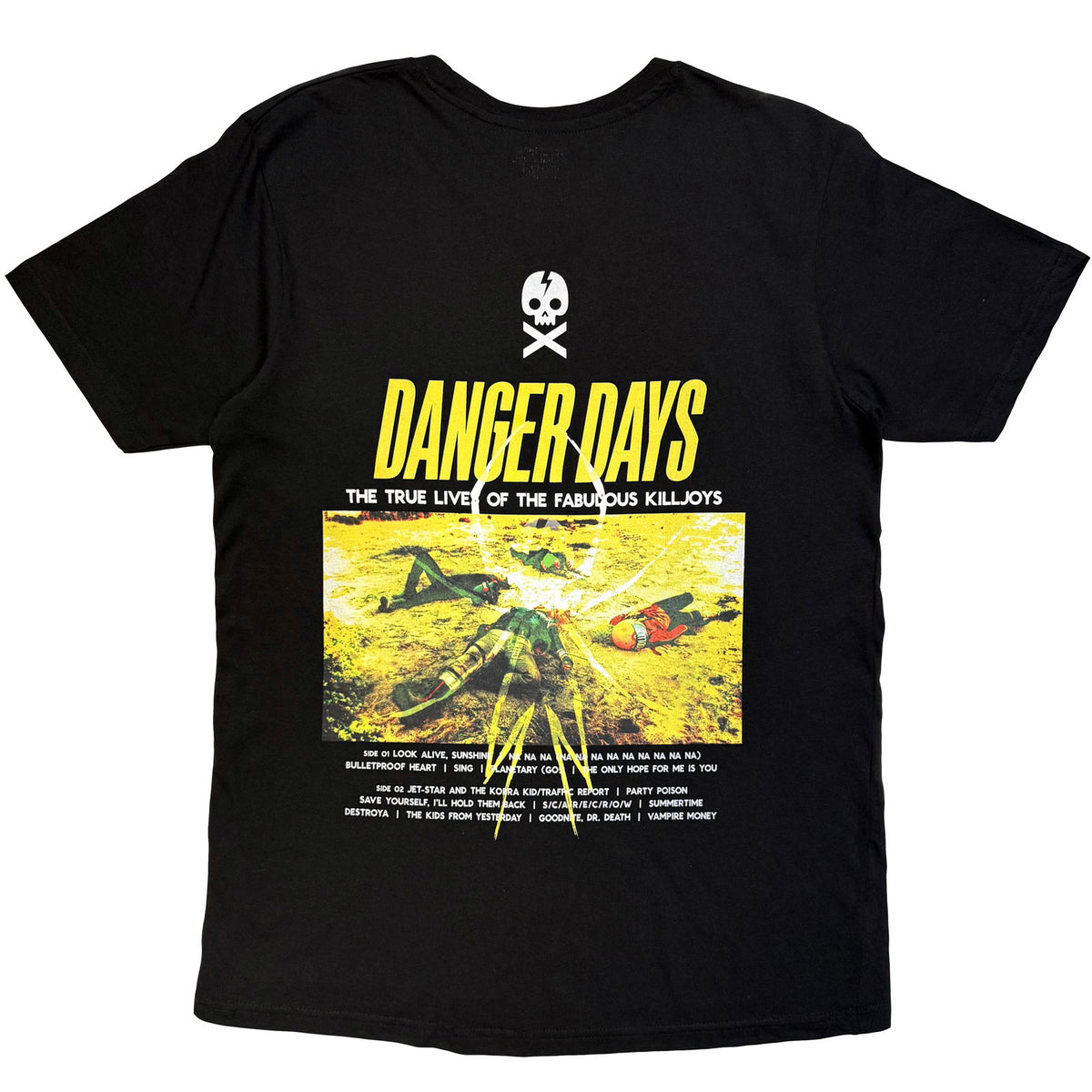 My Chemical Romance Unisex T-Shirt: Danger Days Pocket (Black) (Back Print)