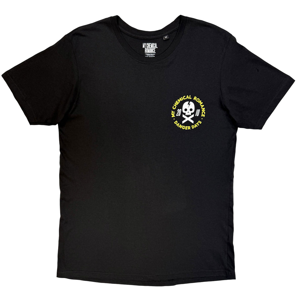 My Chemical Romance Unisex T-Shirt: Danger Days Pocket (Black) (Back Print)