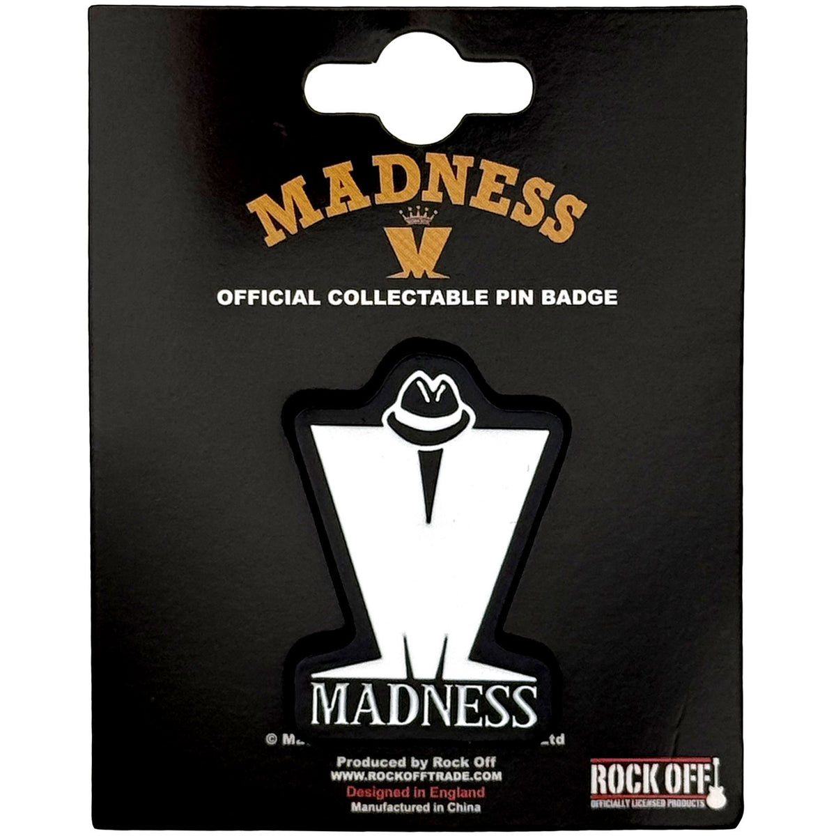 Madness Pin Badge: M Logo