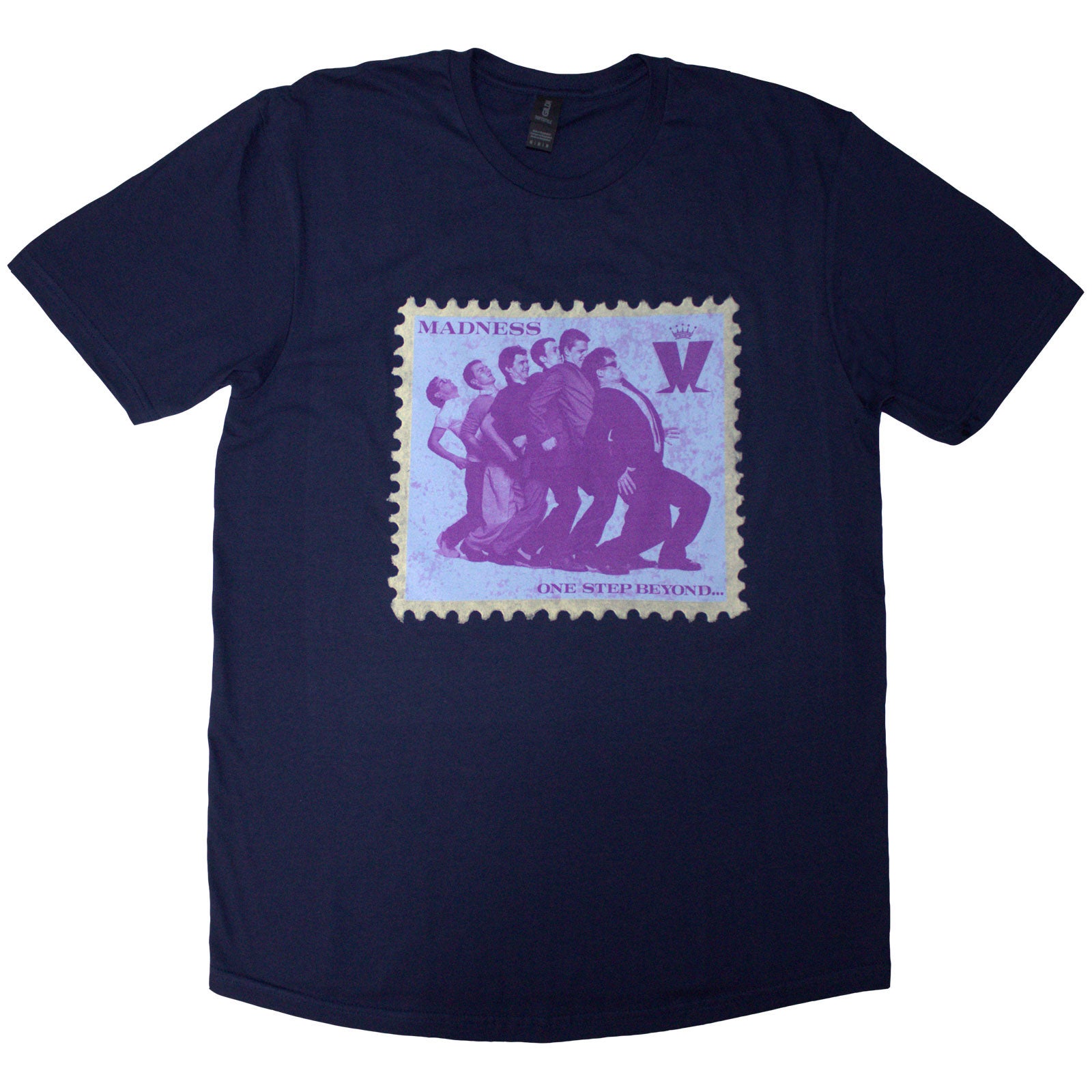 Madness Unisex T-Shirt: Stamp (Navy Blue)