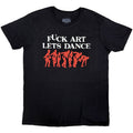Madness Unisex T-Shirt: Fuck Art (Black)
