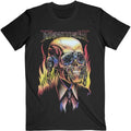 Megadeth Unisex T-Shirt: Flaming Vic (Black)