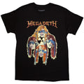 Megadeth Unisex T-Shirt: Nuclear Glowheads (Black)