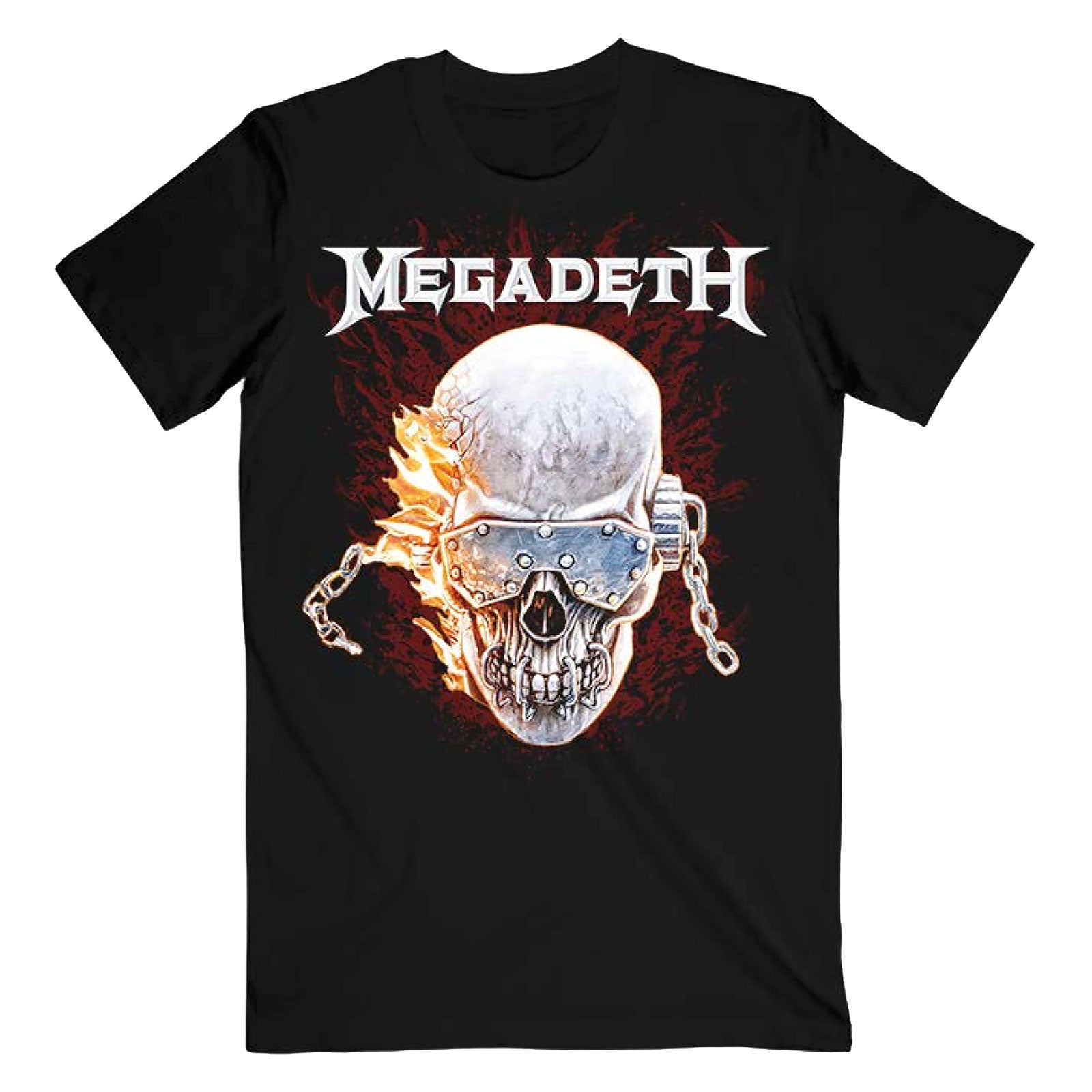 Megadeth Unisex T-Shirt: White Album (Black)
