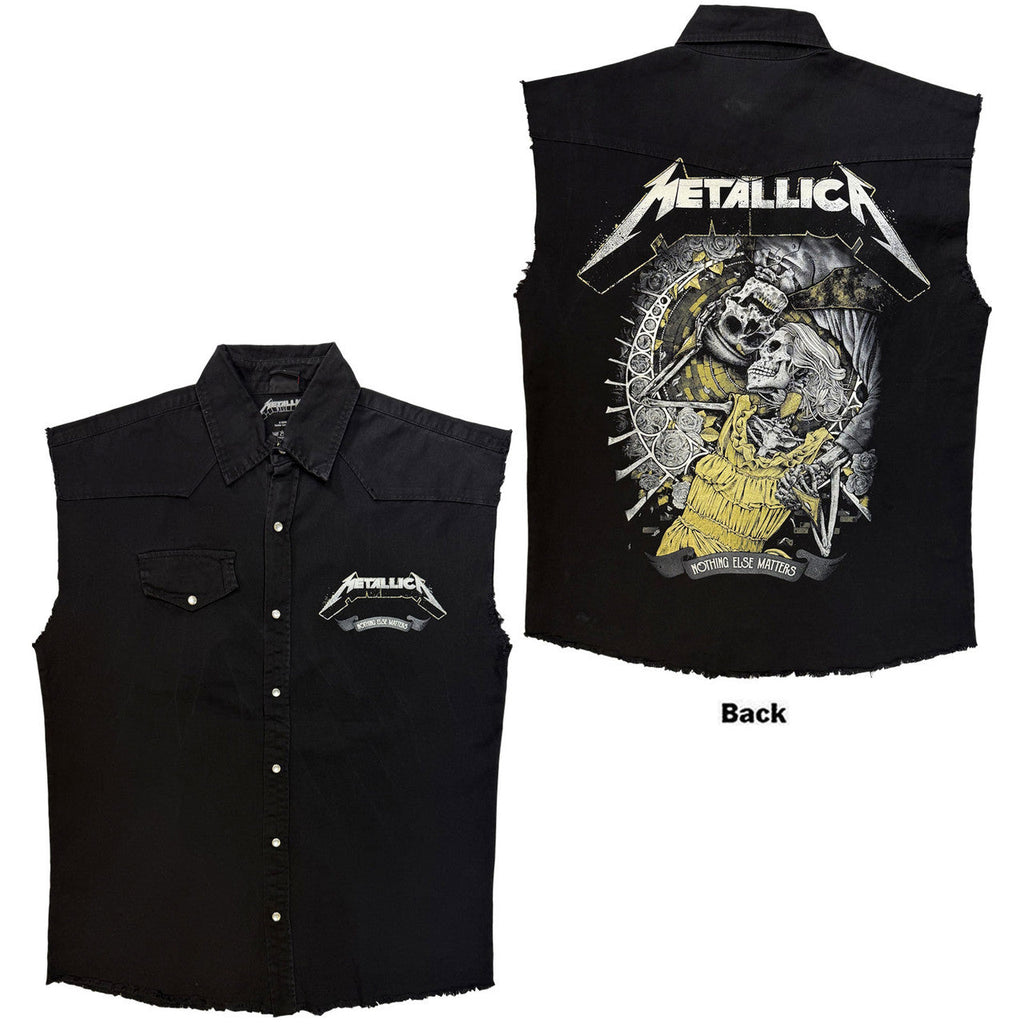 Metallica: Nothing Else Matters Sleeveless Worker Shirt (Black)