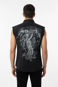 Metallica: Stoned Justice Sleeveless Worker Shirt (Black)