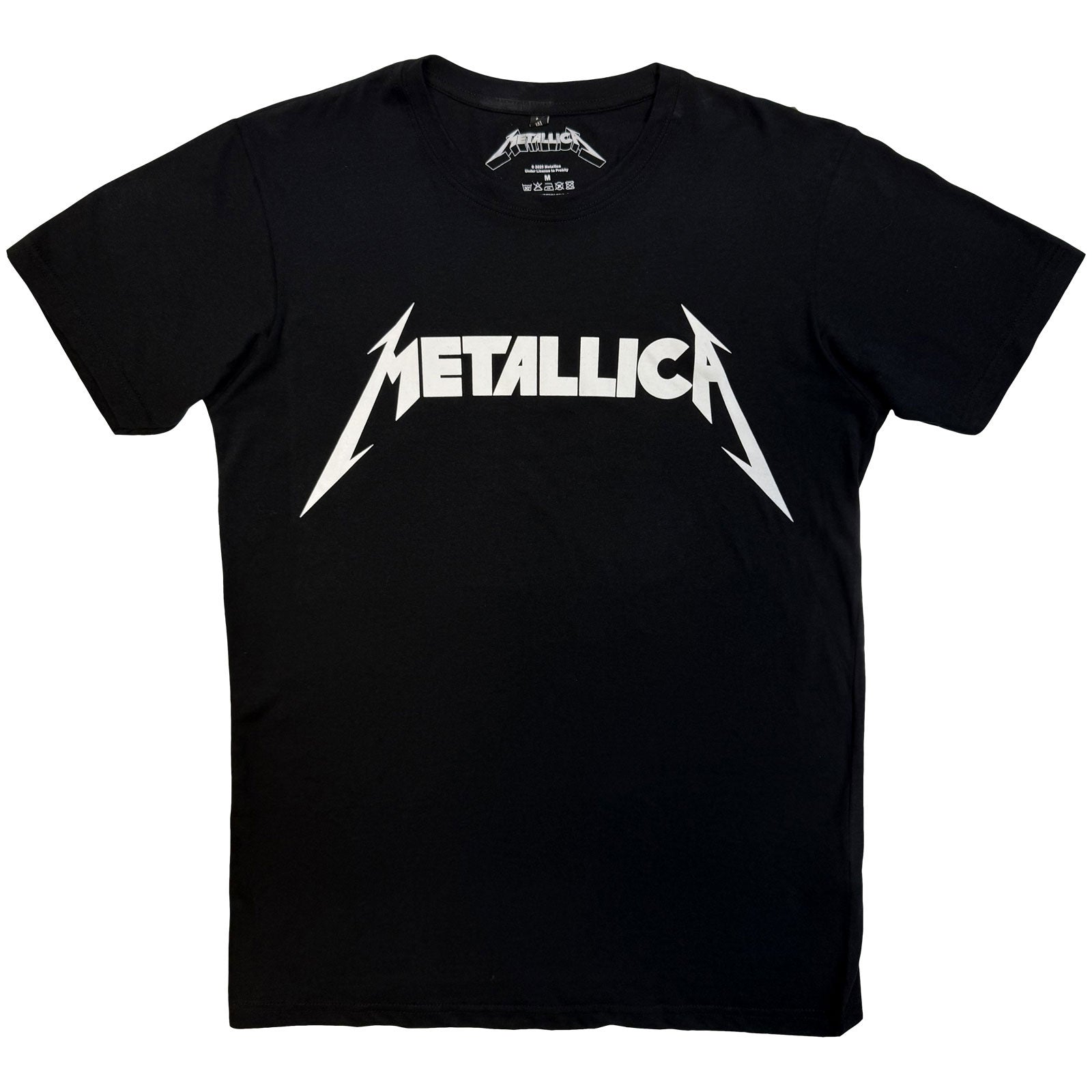 Metallica Unisex Premium Carbon T-Shirt: Logo (Black)