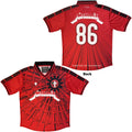 Metallica Unisex Sports Jersey: Master Of Puppets '86 (Red) (All Over Print)
