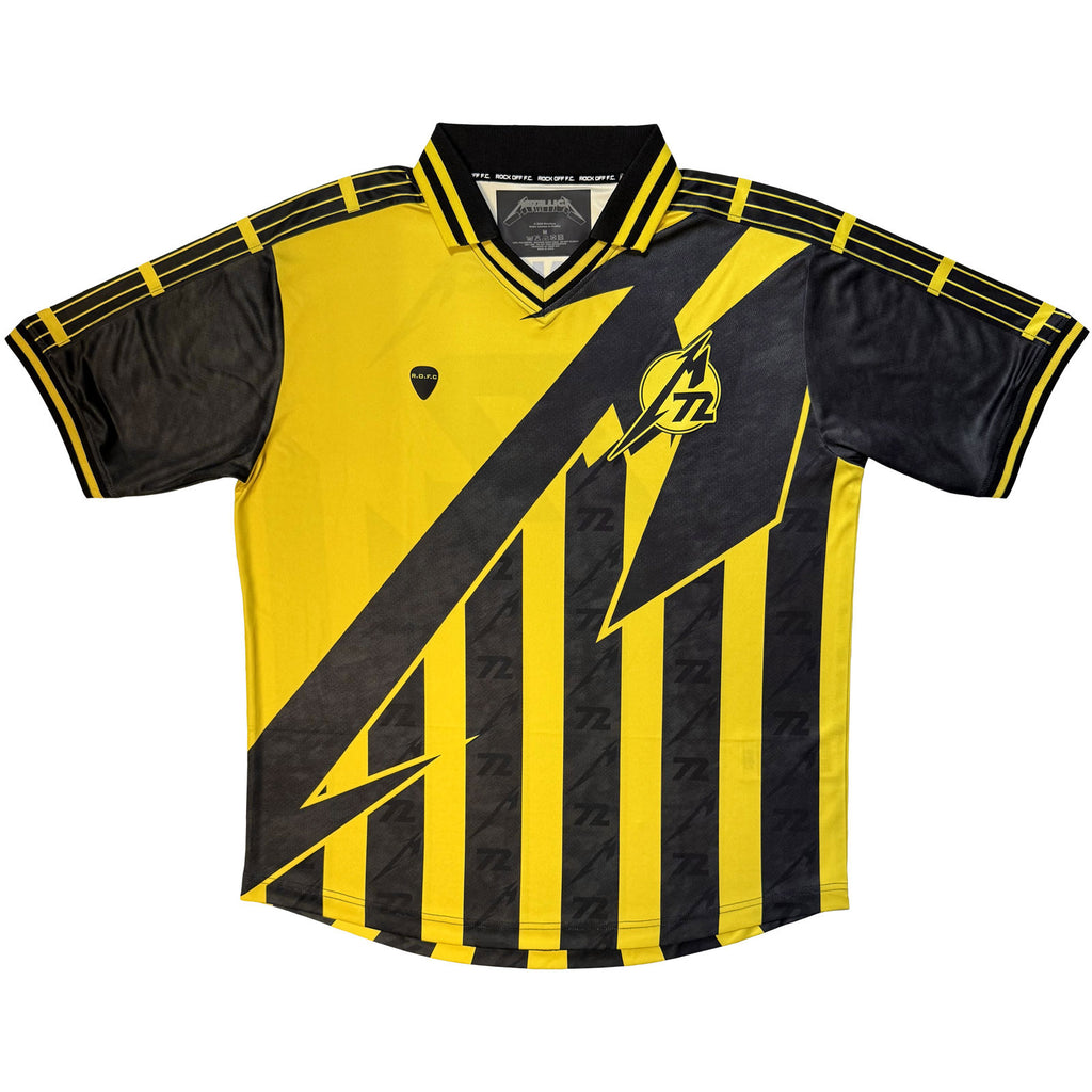 Metallica Unisex Sports Jersey: 72 Seasons (Black & Yellow) (All Over Print)