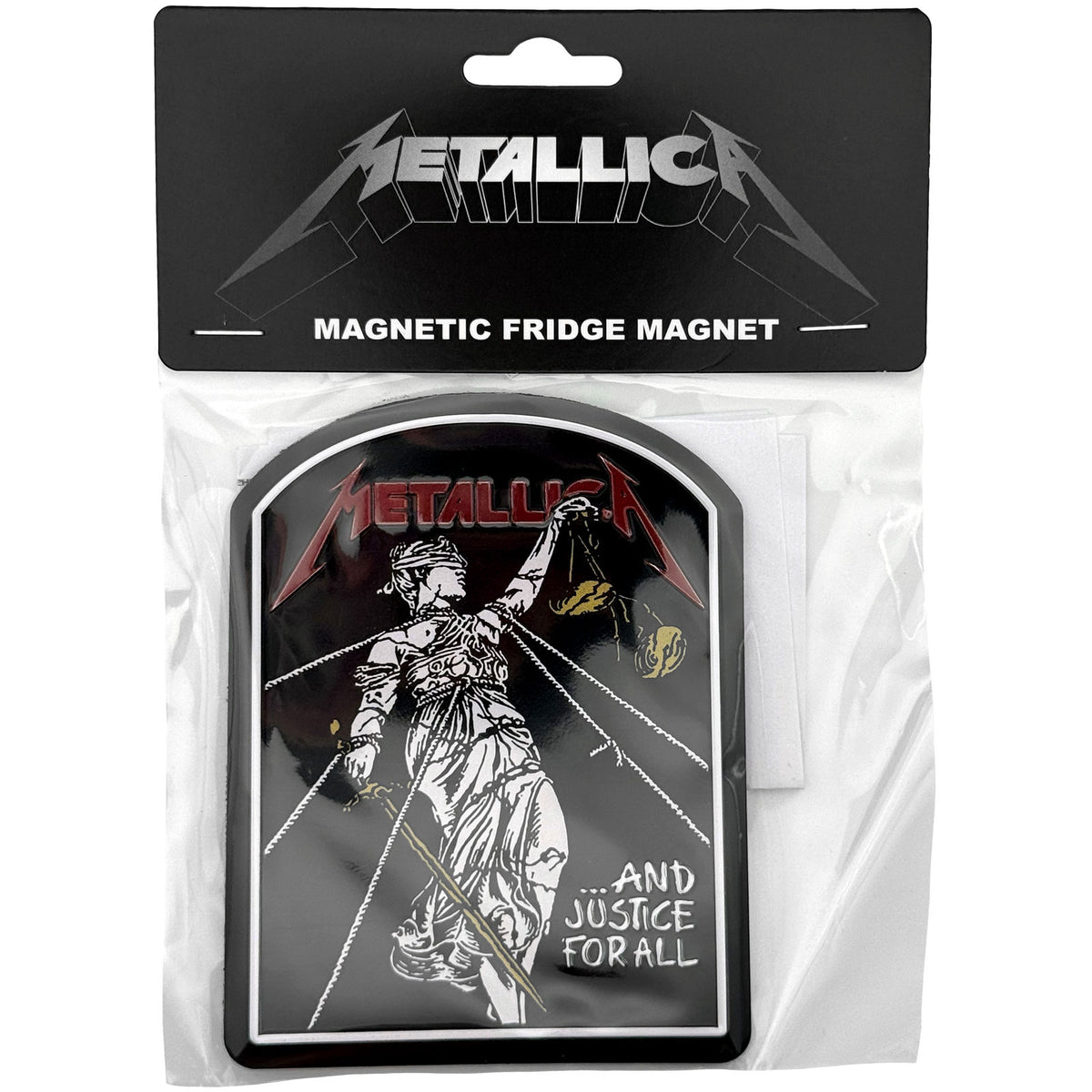 Metallica Fridge Magnet: And Justice For All Tombstone