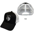 Metallica Unisex Mesh Back Cap: Justice Mono (Black & White)