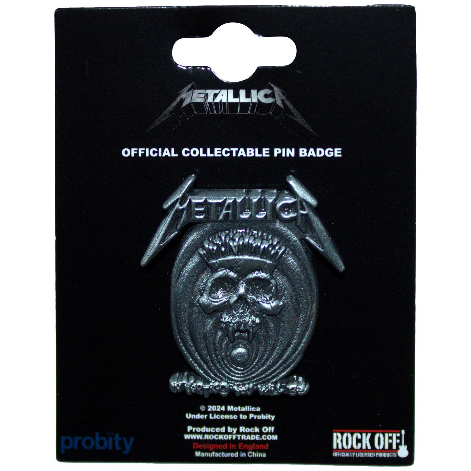 Metallica Pin Badge: In Vertigo