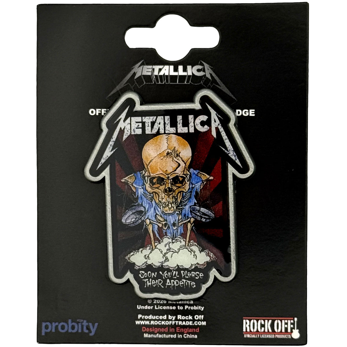 Metallica Pin Badge: Doris